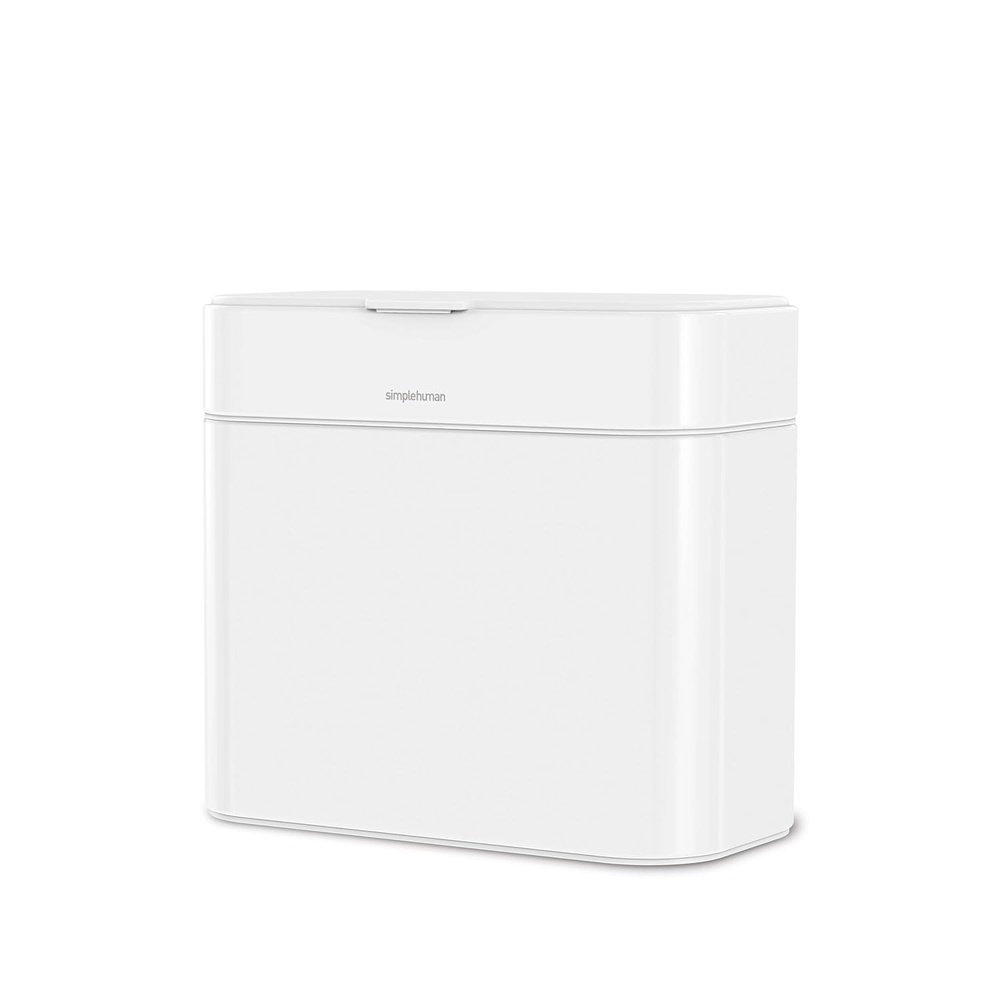 image:imagesimplehuman Compost Caddy 4L  11 Gallon Countertop Kitchen Compost Bin with Magnetic Dock for Trash Can SoftSeal Lid Removable Inner Bucket Matte Black SteelWhite