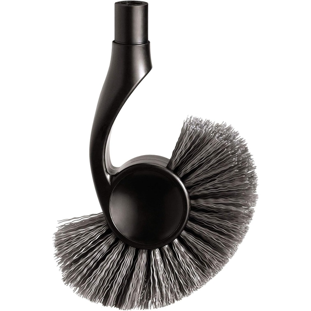 image:imagesimplehuman Toilet Brush with Caddy Stainless Steel WhiteBlack