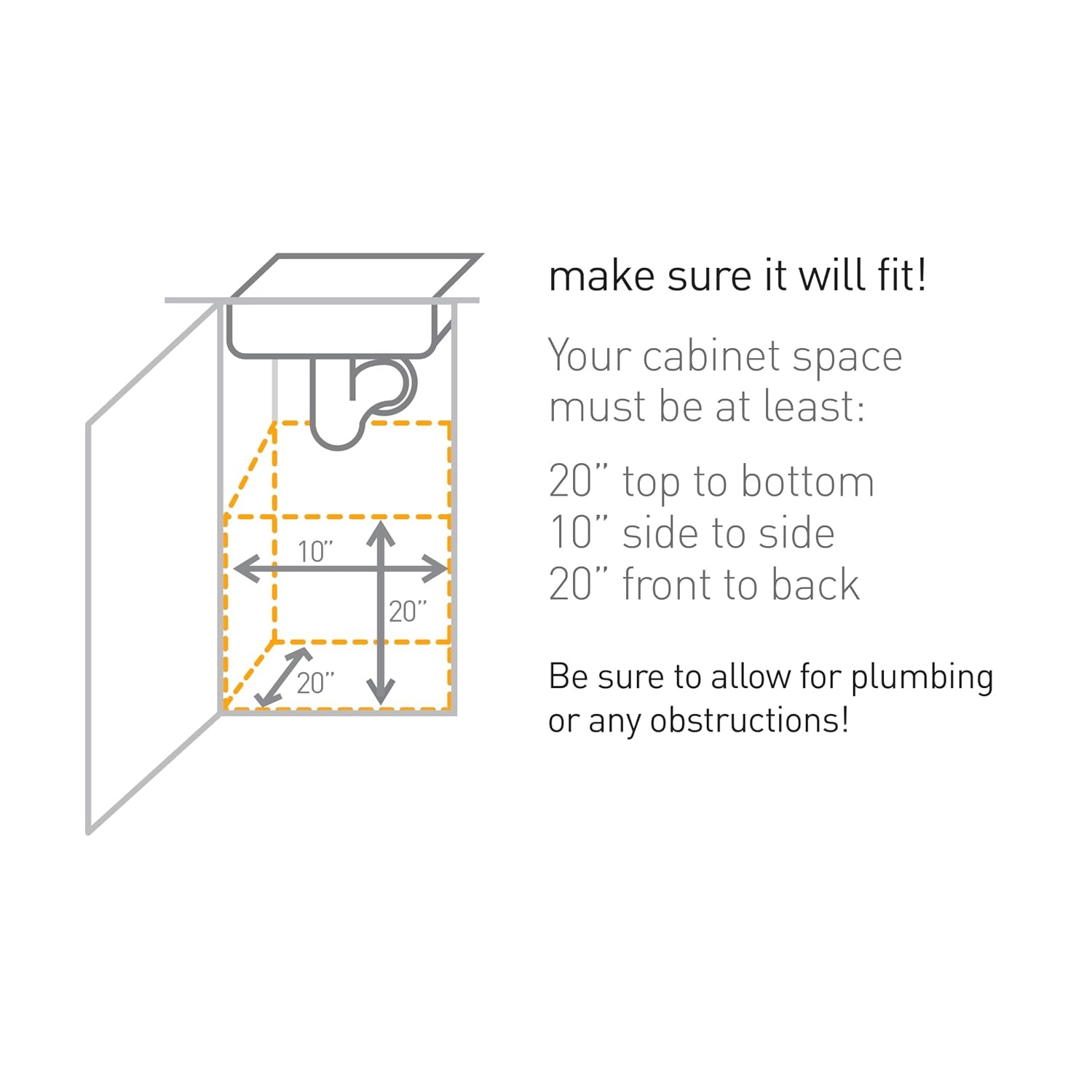 image:imagesimplehuman 35 Liter 93 Gallon Dual Compartment Under Counter Kitchen Cabinet PullOut Recycling Bin and Trash Can Chrome35L Dual