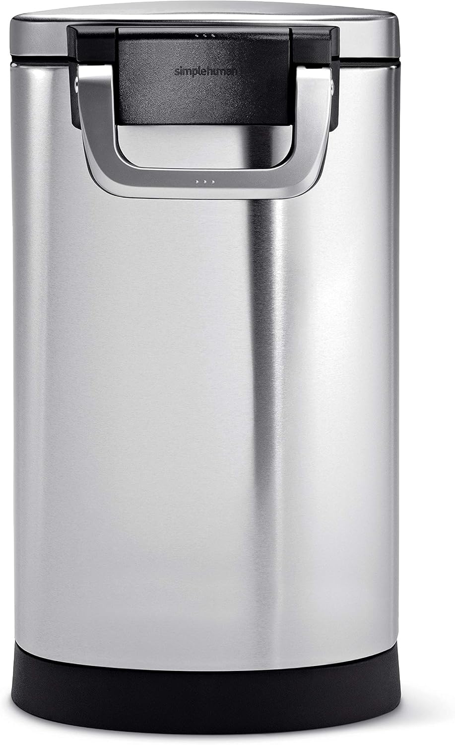 image:imagesimplehuman 35 Liter 40 lb 181 kg XLarge Pet Food Storage Container for Dog Food Cat Food and Bird Feed Brushed Stainless SteelBrushed Stainless Steel