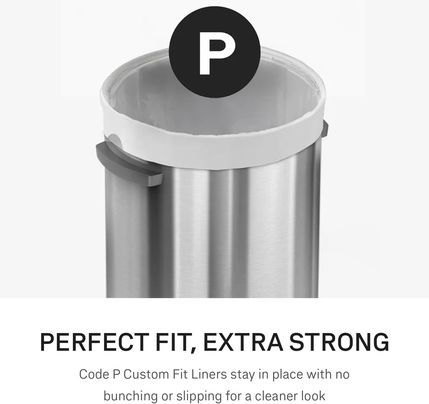 image:imagesimplehuman 80 Liter 211 Gallon Bullet Open Top Trash Can Commercial Grade Heavy Gauge Brushed Stainless SteelUpgraded All Steel Brushed