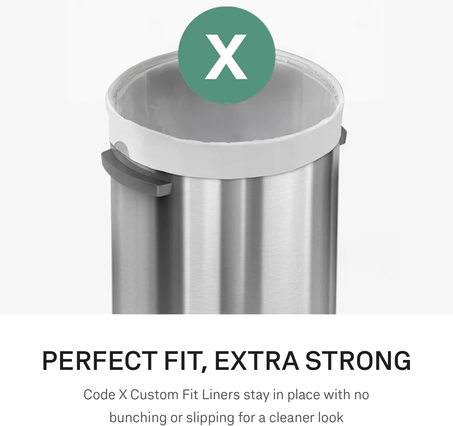 image:imagesimplehuman 80 Liter 211 Gallon Bullet Open Top Trash Can Commercial Grade Heavy Gauge Brushed Stainless SteelUpgraded All Steel Brushed