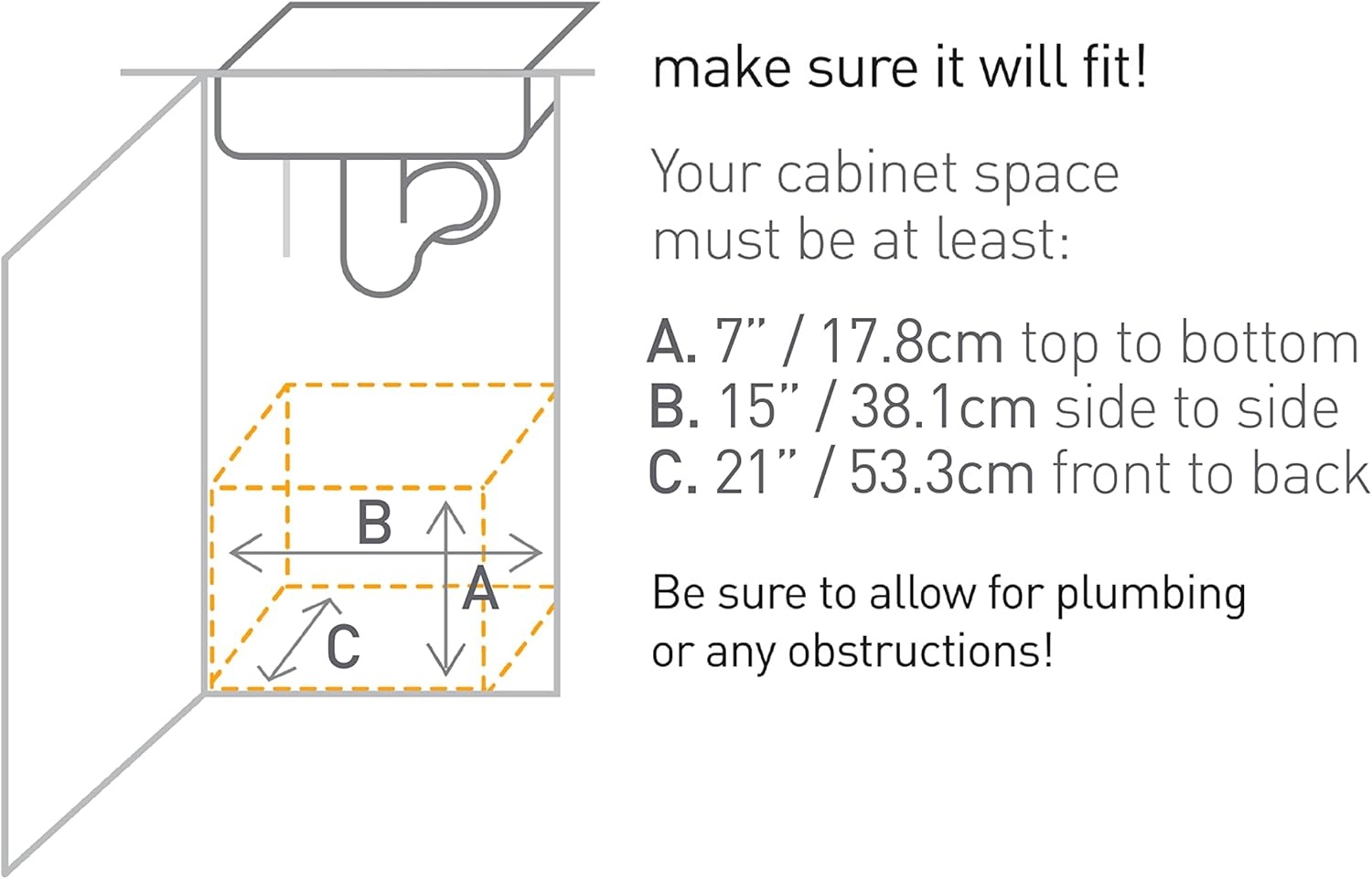 image:imagesimplehuman 9Inch PullOut Cabinet Organizer Under Cabinet Sliding Drawer for Kitchen Bathroom HeavyGauge Steel Frame Removable Drip Guard BallBearing Tracks Grey Plastic14Inch