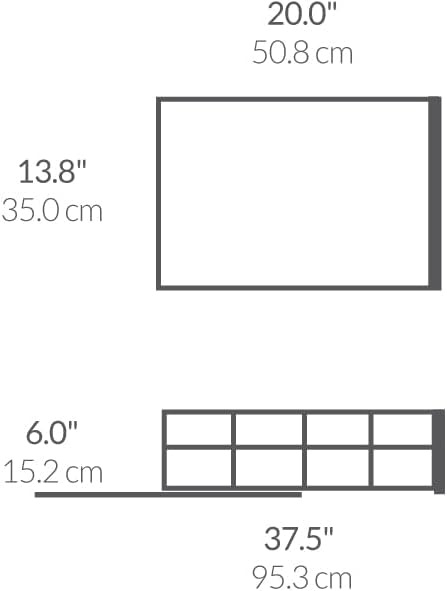 image:imagesimplehuman 9Inch PullOut Cabinet Organizer Under Cabinet Sliding Drawer for Kitchen Bathroom HeavyGauge Steel Frame Removable Drip Guard BallBearing Tracks Grey Plastic14Inch