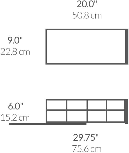 image:imagesimplehuman 9Inch PullOut Cabinet Organizer Under Cabinet Sliding Drawer for Kitchen Bathroom HeavyGauge Steel Frame Removable Drip Guard BallBearing Tracks Grey Plastic9Inch