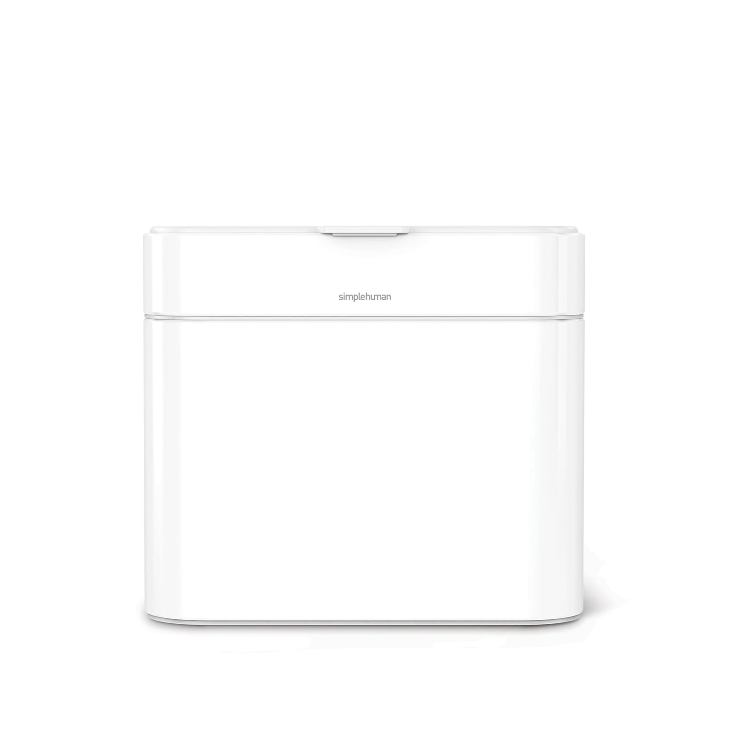 image:imagesimplehuman Compost Caddy 4L 11 Gallon Countertop Kitchen Compost Bin with Magnetic Dock for Trash Can SoftSeal Lid Removable Inner Bucket Matte Black SteelWhite