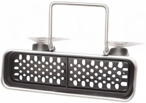 image:imagesimplehuman Sink Caddy Sponge Holder for Kitchen Sink with Compartment Dividers 4 Suction Cups amp Wire Ledge Hanger for Secure Mount Vented Base for Fast Drying Brushed Stainless Steel68 x 43 x 63 h
