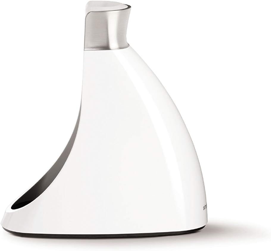 image:imagesimplehuman Toilet Brush with Caddy Stainless Steel WhiteWhite