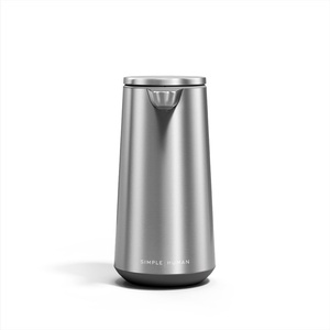 simplehuman Sensor Pump Foam, 10 oz Automatic Foaming Soap Dispenser for Kitchen and Bathroom, Touchless Motion Sensor, Variable Dispense, Rechargeable, Aerating Foam Pump, Brushed Stainless Steel(Brushed)