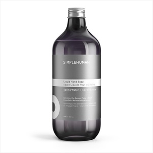 simplehuman Spring Water Liquid Hand Soap Refill Bottle, 30 fl. oz., Gentle & Refreshing Fresh Floral Aroma, Moisturizing Vitamin E, Sulfate & Paraben Free, Optimized for simplehuman Sensor Pump(Spring Water)